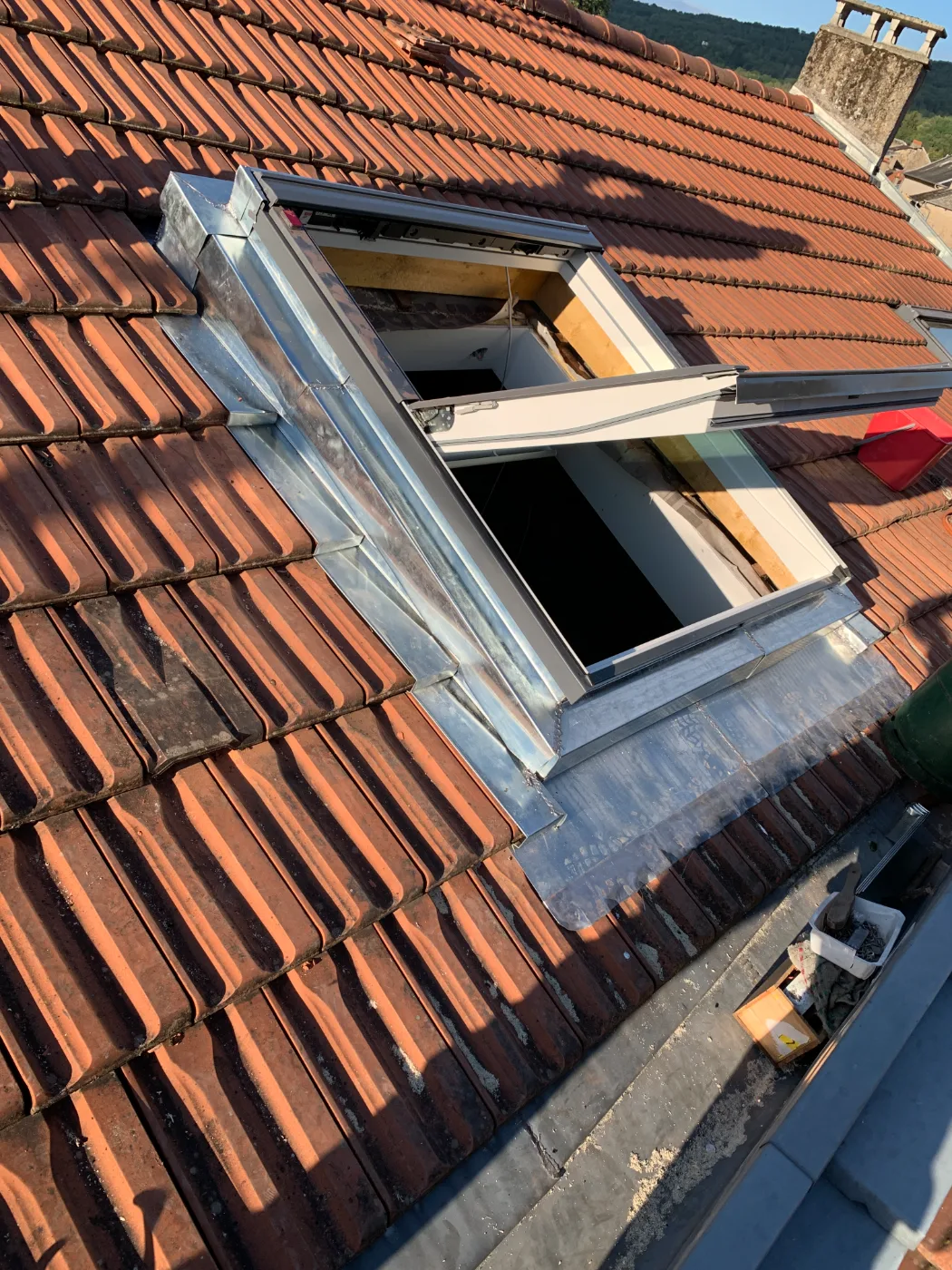  Surélévation d'un velux à Sierck les Bains  